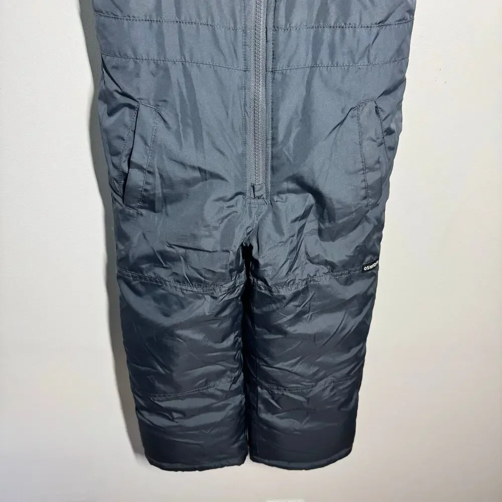 Oshkosh B'Gosh Mountain Gear Kids Snow Suit 5/6 Unisex Gray Outdoor‎ Sledding